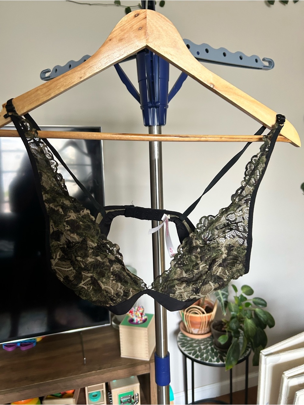 Xhilaration Olive Green Lace Bralette